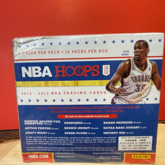 2012-13 NBA Hoops International Box - Picture 2 of 3